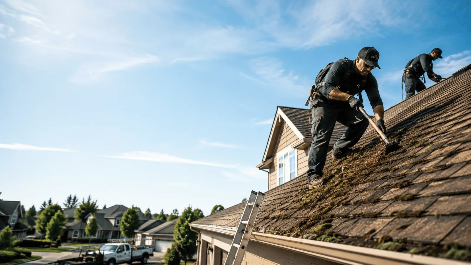 Roof Moss Removal in Lacona, IA near me